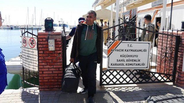 &Ccedil;anakkale&rsquo;de 17 Ka&ccedil;ak G&ouml;&ccedil;men Yakalandı 1