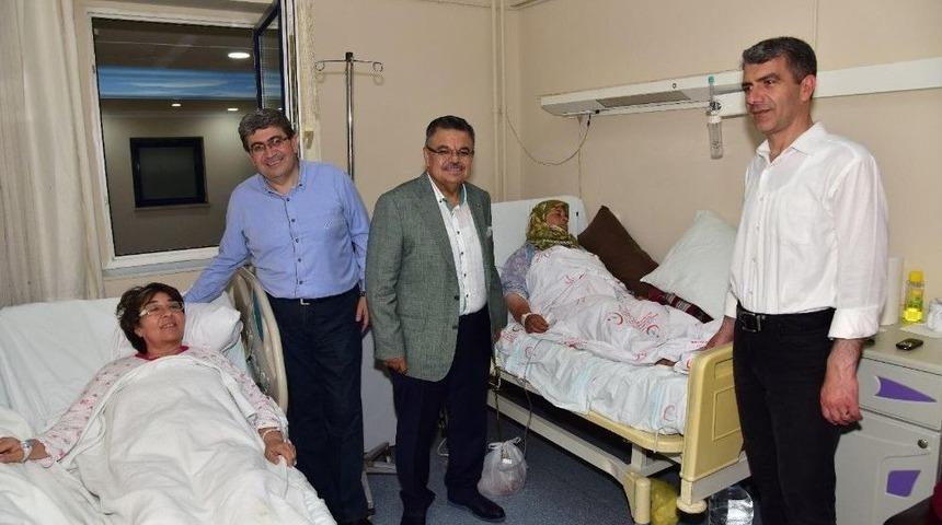 Başkan Can&rsquo;dan Hastane Ziyareti
