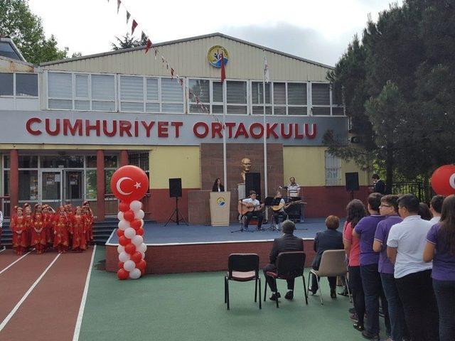 Cumhuriyet Ortaokulu Saha Ziyaretine Kaldı
