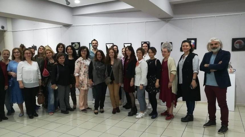 Seramik Cam Mozaik Atölyesi Kursiyerlerinden Sergi
