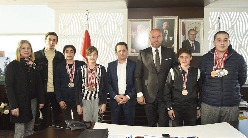 Başkan Togar, Şampiyonları Ağırladı