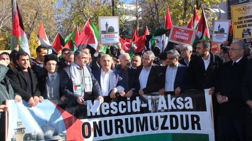 Adıyaman&rsquo;da Kud&uuml;s Eylemi