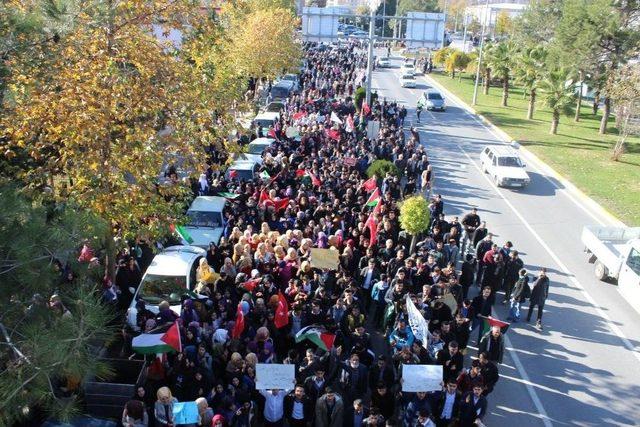 Adıyaman’da Kudüs Eylemi