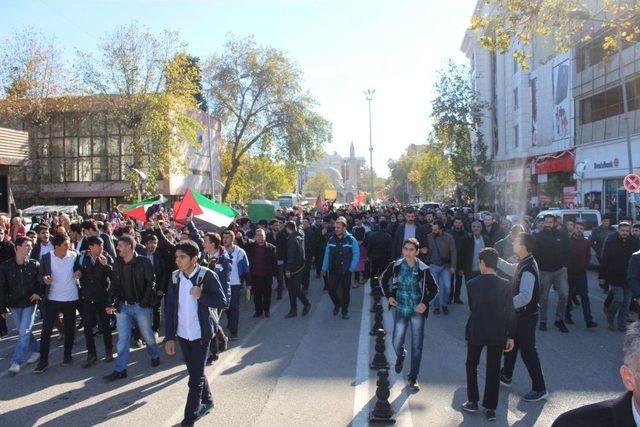 Adıyaman’da Kudüs Eylemi