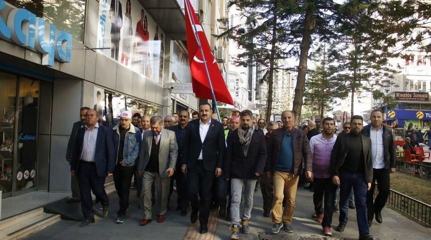 Antalya&rsquo;da Abd&rsquo;nin Kud&uuml;s Kararı Protesto Edildi