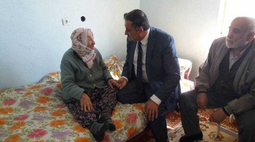 Başkan Cabbar&rsquo;ın Hasta Ve Yaşlı Ziyaretleri Devam Ediyor