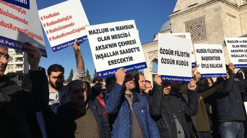 Zeytinburnu&rsquo;nda "kud&uuml;s" Protestosu