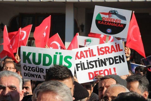 Abd’nin ‘kudüs’ Kararına Elazığ, Bingöl Ve Tunceli’den Tepki