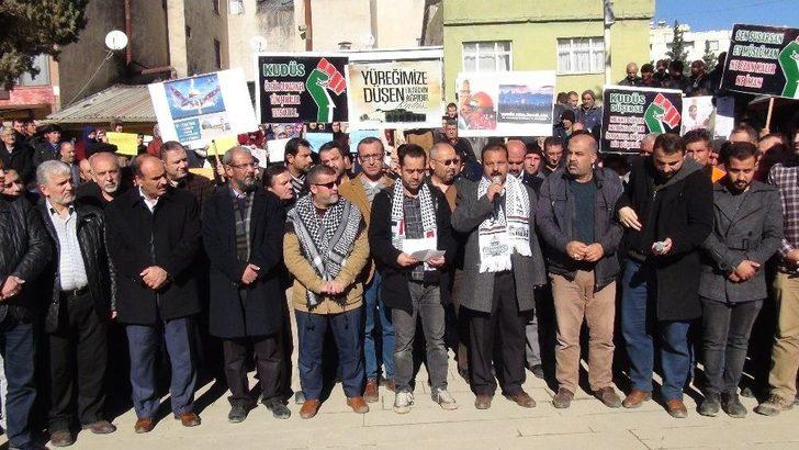 İslahiye’de Kudüs Protestosu G1