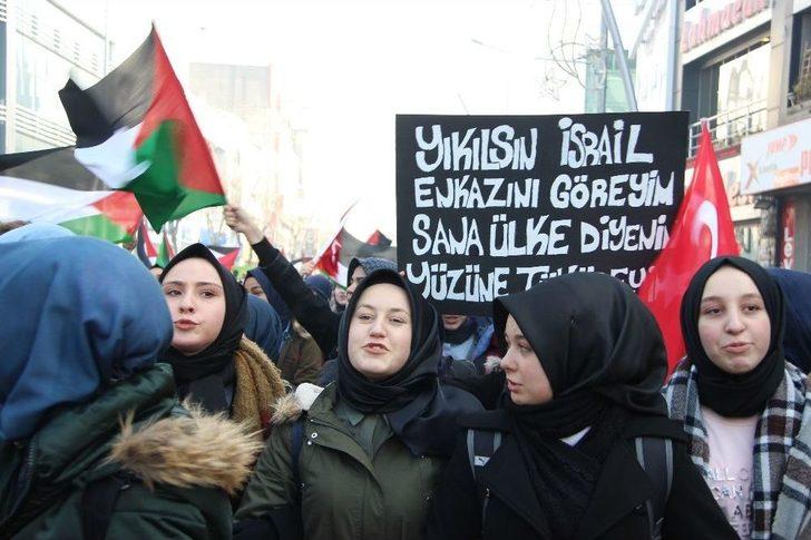 Abd’nin Kudüs Kararı Düzce’de Protesto Edildi G1