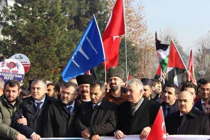 Abd’nin Kudüs Kararı Düzce’de Protesto Edildi G4