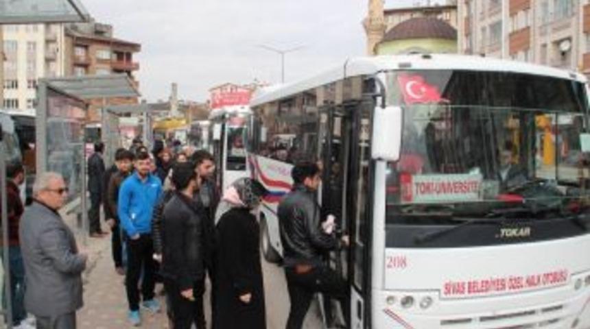 Cumhurbaşkanının Ziyaretine Belediyeden &Uuml;cretsiz Ulaşım