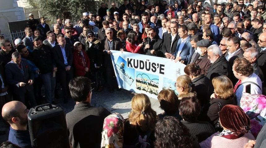 Abd Ve İsrail&rsquo;e Kud&uuml;s Protestosu