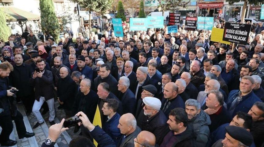 Fatsa&rsquo;da &ldquo;kud&uuml;s&rdquo; Protestosu