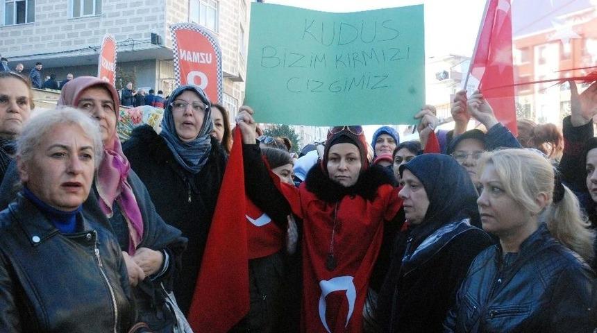 Güngören’de Abd’ye Kudüs Tepkisi