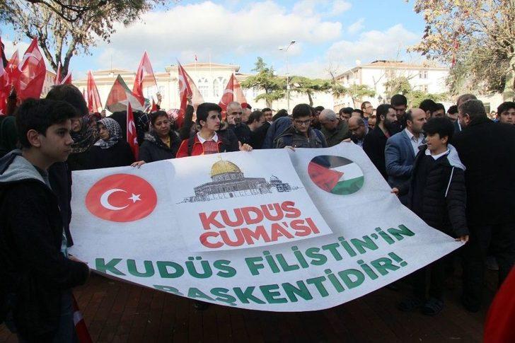 Tekirdağ’da ’kudüs’ Protestosu G1