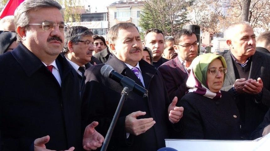Kudüs Protestosuna Bakan Eroğlu’ndan Destek