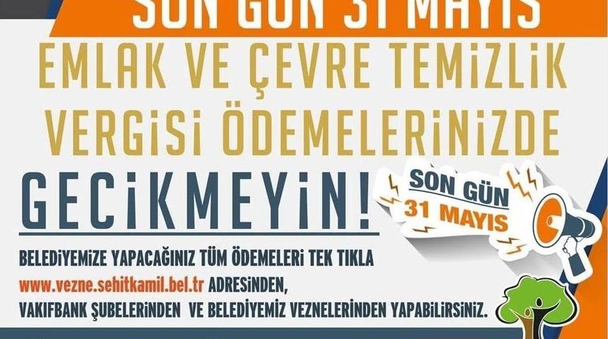 Şehitkamil&rsquo;den Vergi Uyarısı