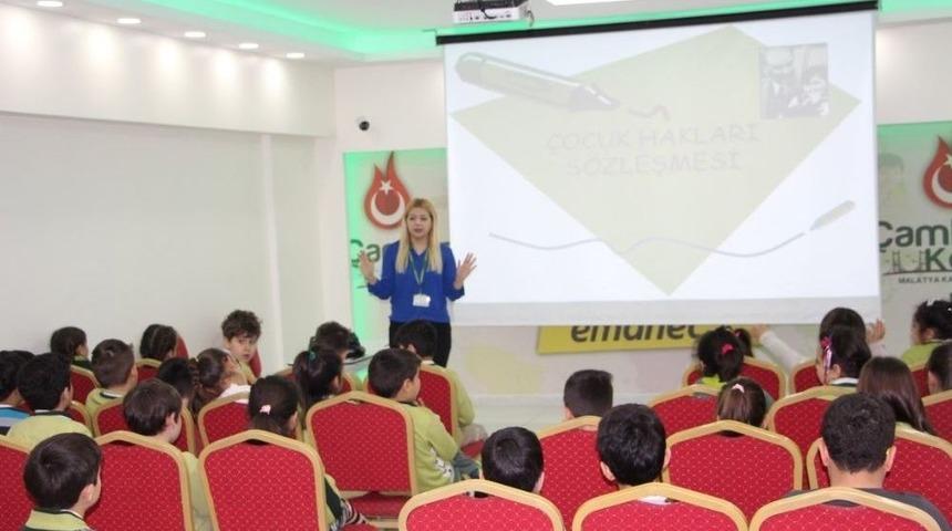 &Ouml;ğrenciler &Ccedil;ocuk Hakları Konusunda Bilgilendirildi