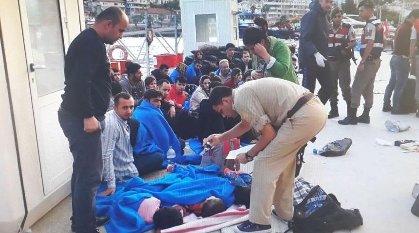 G&ouml;&ccedil;men Ka&ccedil;ak&ccedil;ılığı Operasyonunda 21 Tutuklama