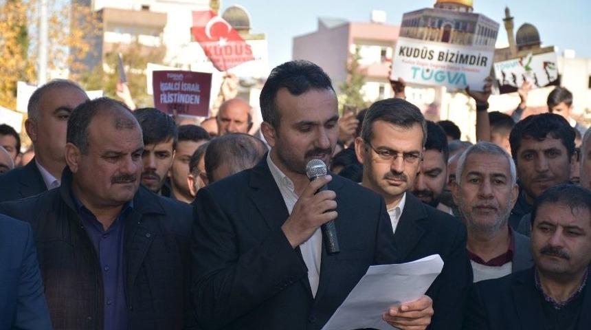 Kahta İl&ccedil;esinde Kud&uuml;s Eylemi