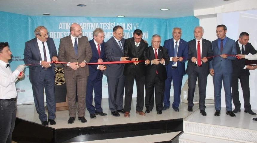 Bakan &Ouml;zhaseki K&uuml;tahya&rsquo;da Temel Atma T&ouml;renine Katıldı