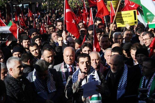 Konya’da Kudüs Protestosu