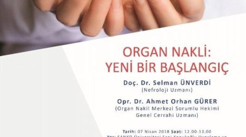Sanko &Uuml;niversitesinde Halka A&ccedil;ık Konferans