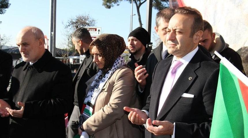 Beykoz&rsquo;da &lsquo;kud&uuml;s&rsquo; Protestosu