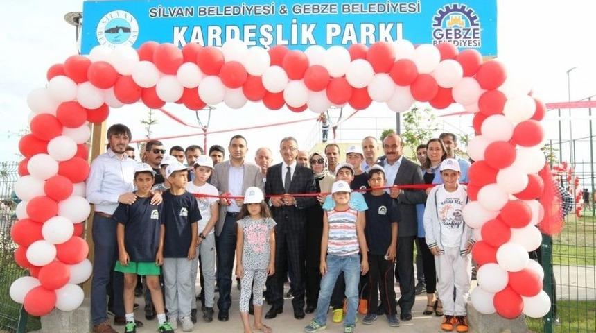 Başkan K&ouml;şker&rsquo;den Silvan&rsquo;a Kardeşlik Parkları