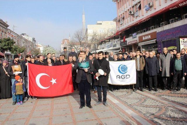 Edirne’de Abd’ye Kudüs Tepkisi Dinmiyor