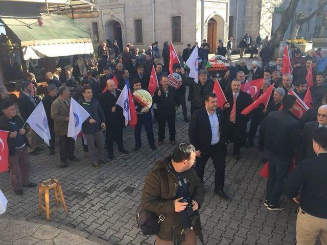 Trump’ın Kudüs Kararı Alaplı’da Protesto Edildi