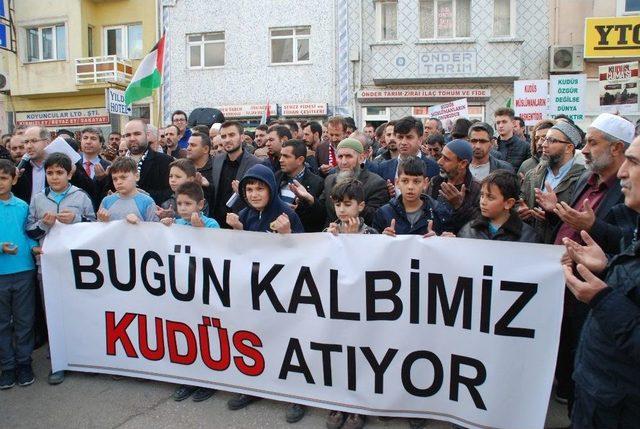 Abd’nin Kudüs’ü Kararı Keşan’da Protesto Edildi