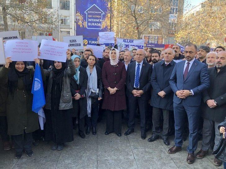 Çorlu’da İsrail Ve Amerika Protestosu G4