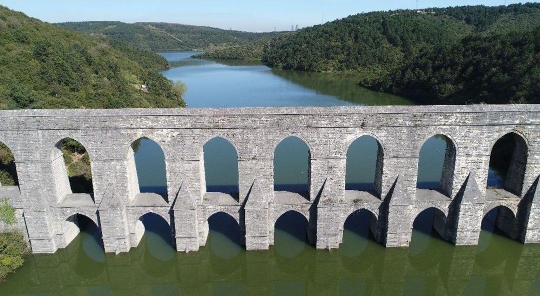 (&ouml;zel) İstanbul&rsquo;daki Barajların Doluluk Oranı Havadan G&ouml;r&uuml;nt&uuml;lendi