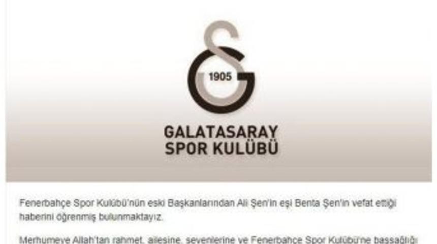 Galatasaray’dan Benta Şen İçin Başsağlığı Mesajı