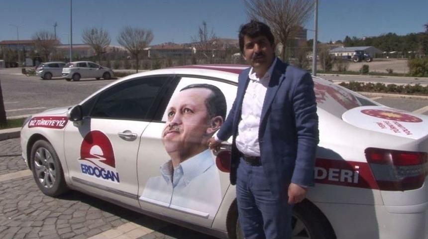 Cumhurbaşkanı Erdoğan İ&ccedil;in 200 Bin Kilometre Katetti