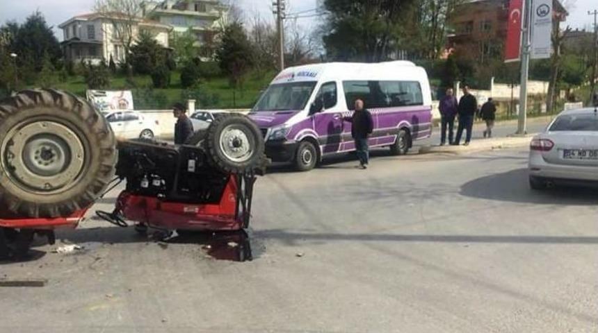 Bir Kişinin &Ouml;ld&uuml;ğ&uuml; Trakt&ouml;r Kazasının G&uuml;venlik Kamerası Ortaya &Ccedil;ıktı