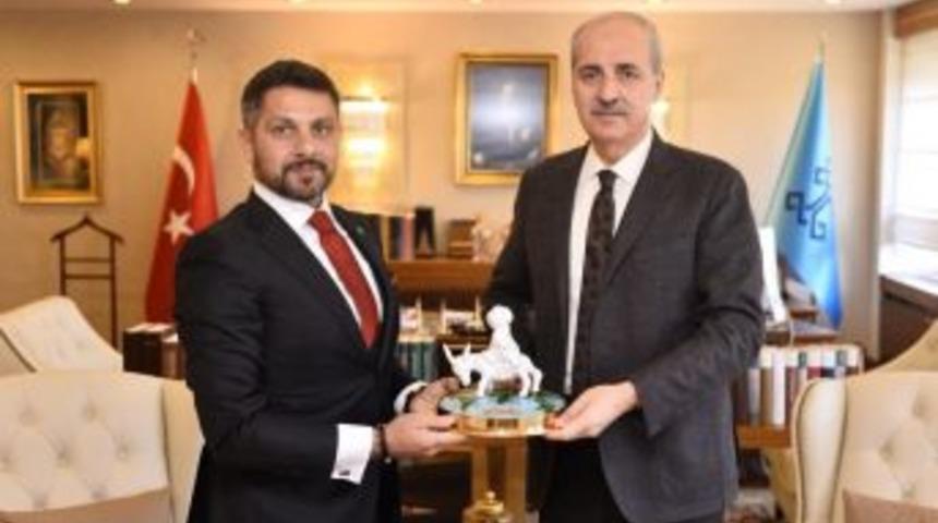 Başkan Y&uuml;z&uuml;g&uuml;ll&uuml;&rsquo;den Bakan Kurtulmuş&rsquo;a Ziyaret