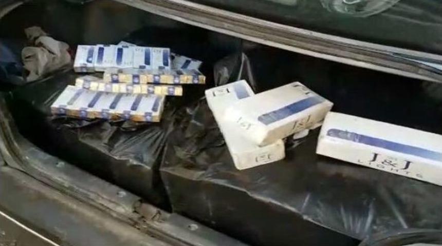 Sigara Ka&ccedil;ak&ccedil;ıları Polise Yakalandı