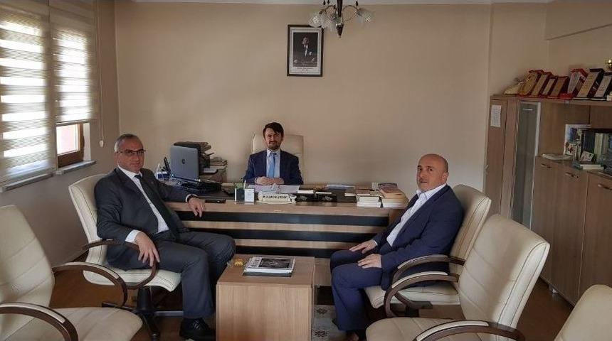 Başkan Yılmazer&rsquo;den, M&uuml;ft&uuml; &Ccedil;elik&rsquo;e Ziyaret