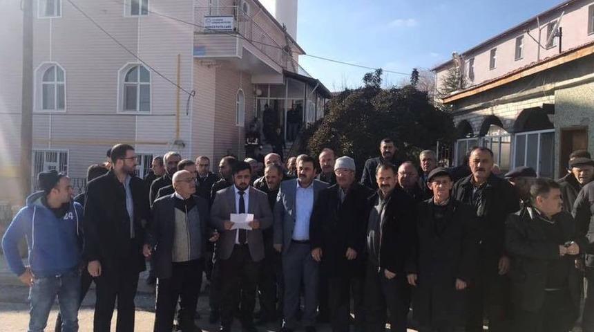 Kaman Ve &Ccedil;i&ccedil;ekdağı İl&ccedil;elerinde Kud&uuml;s Protestosu