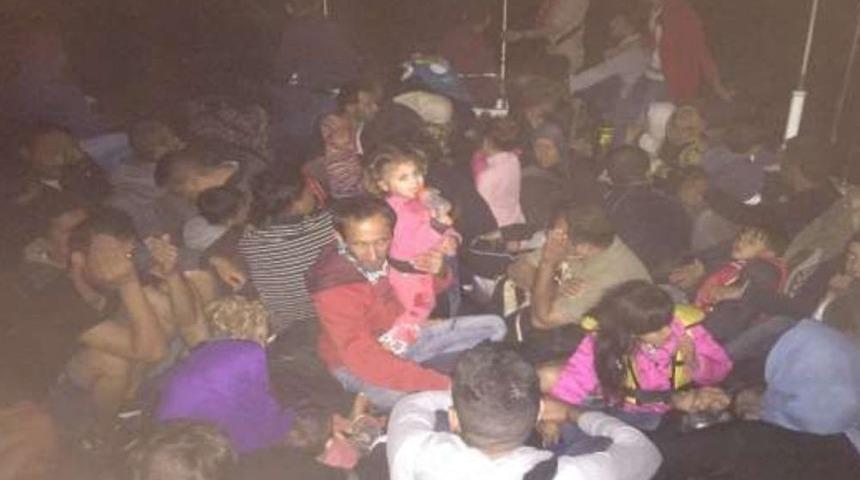 Didim&rsquo;de Yakalanan 67 Ka&ccedil;ak G&ouml;&ccedil;menin 30&rsquo;u &Ccedil;ocuk &Ccedil;ıktı