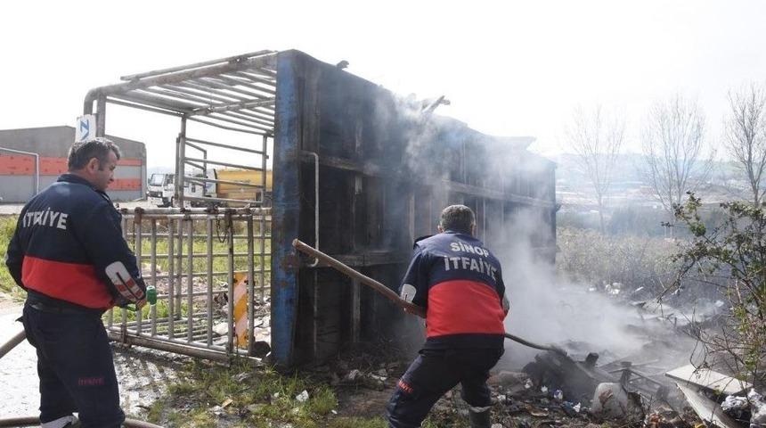 Sinop&rsquo;ta Yangın Paniği