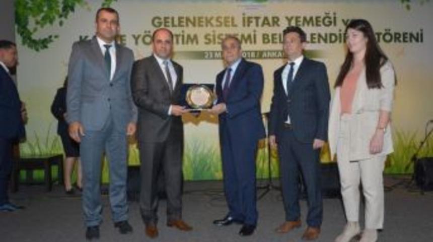 Muğla Gıda Tarım Ve Hayvancılık İl M&uuml;d&uuml;rl&uuml;ğ&uuml;&rsquo;ne Kalite Belgesi