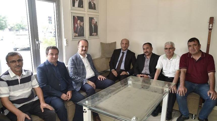 Arslan Ve Akg&uuml;l&rsquo;den Taksici Esnafına Ziyaret