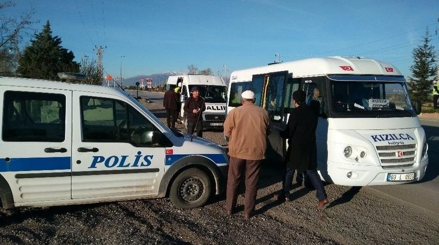 Sandıklı&rsquo;da &Ouml;ğrenci Servisleri Denetlendi