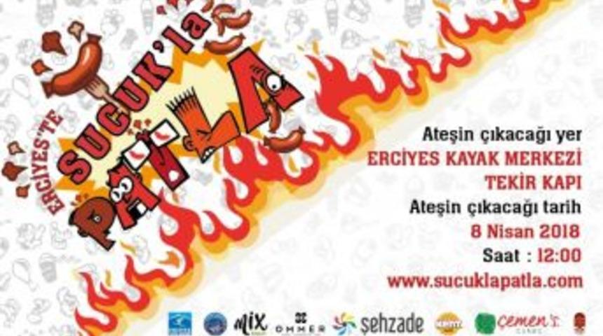 Sucuk Ekmek Yeme Yarışması, Erciyes&rsquo;te Eğlenceye Davetiye &Ccedil;ıkaracak