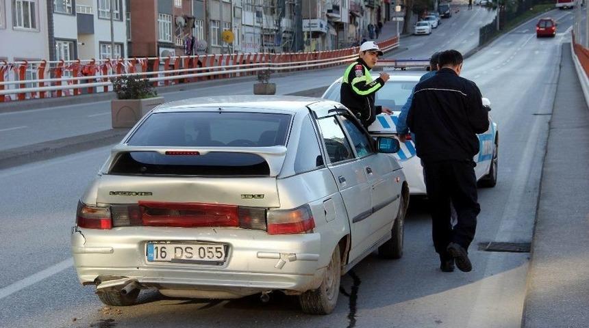 Samsun&rsquo;da Trafik Kazası: 1 Yaralı