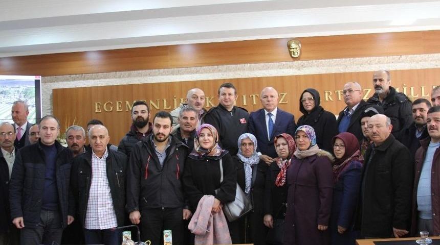 51 Yıl &Ouml;nce Şehit Olan Bafralı Alaattin Ko&ccedil;ak Ve 64 Arkadaşı Dumlu Şehitliğinde Anıldı